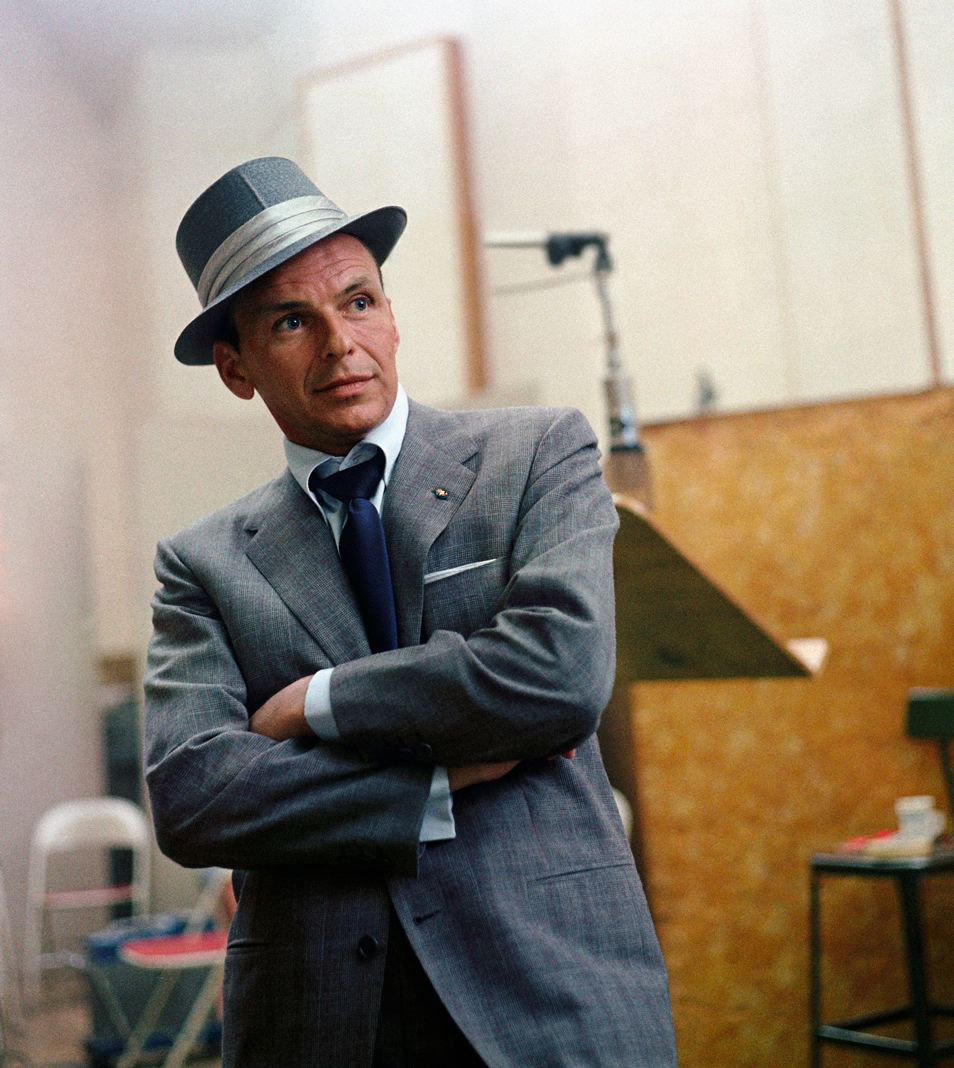 Sid Avery, Kings go Forth, Frank Sinatra at a Capital Records Recording Session in Los Angeles, 1958, printed later