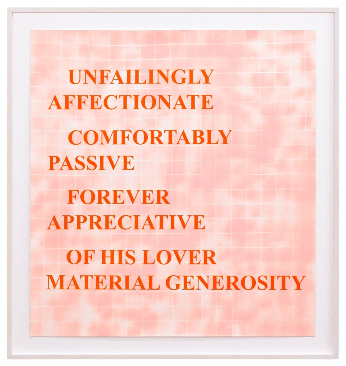 Monica Bonvicini, Lover's Material Rosé, 2020