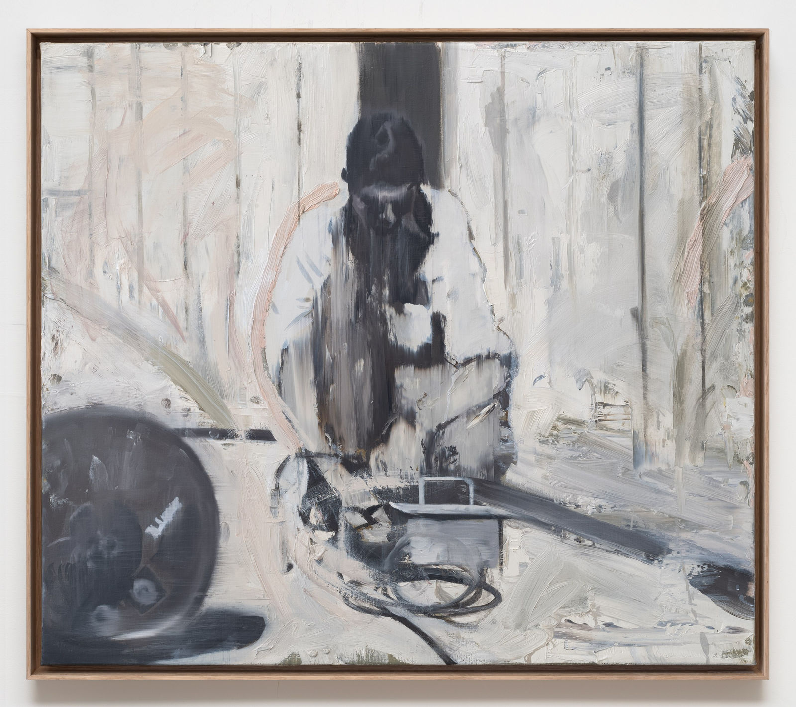 Andy Denzler, Scientist 1, Measuring Vibrations (PTT, Lugano 1947), 2025