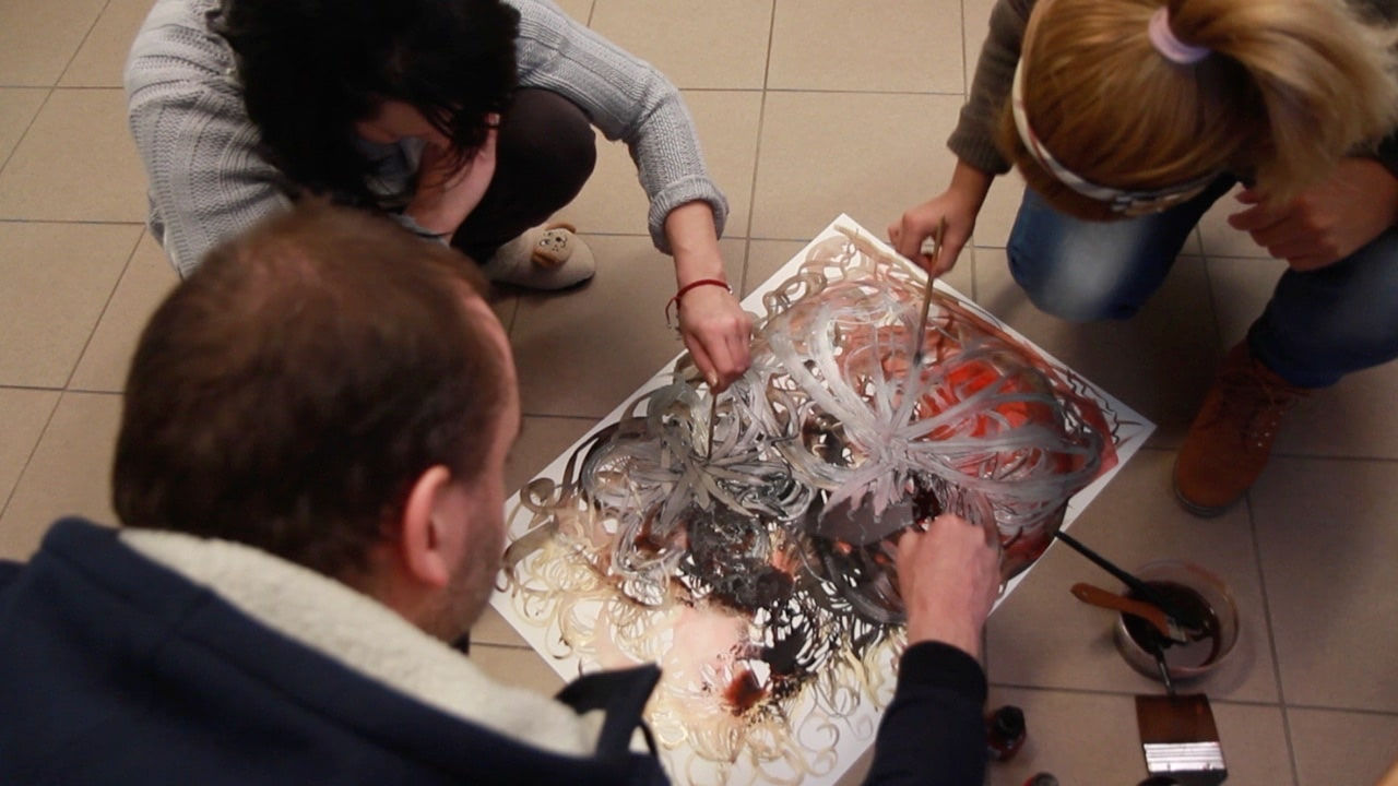 Artur Zmijewski, Brushworks, 2013