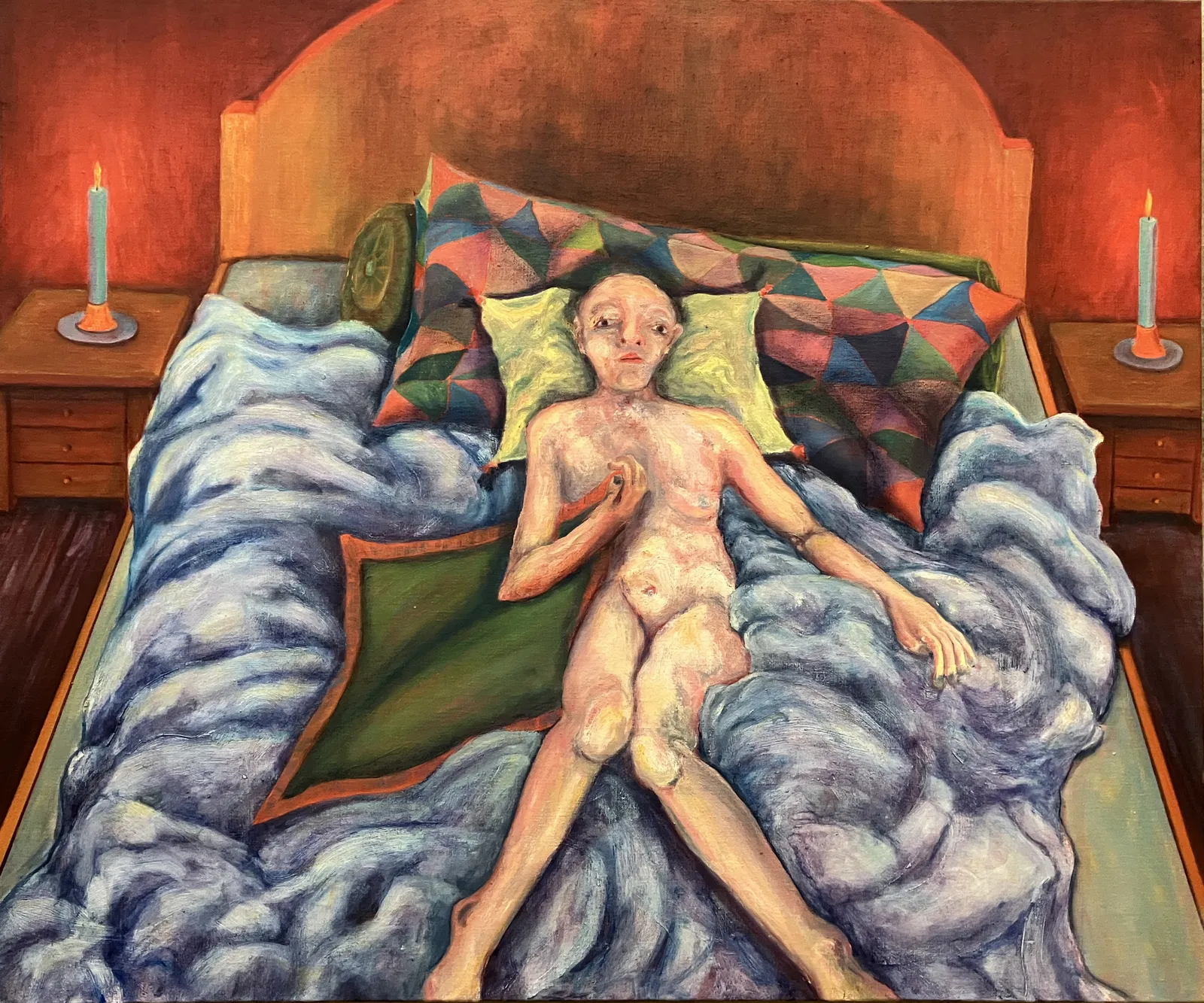 Andriu Deplazes, Körper im Bett, 2026