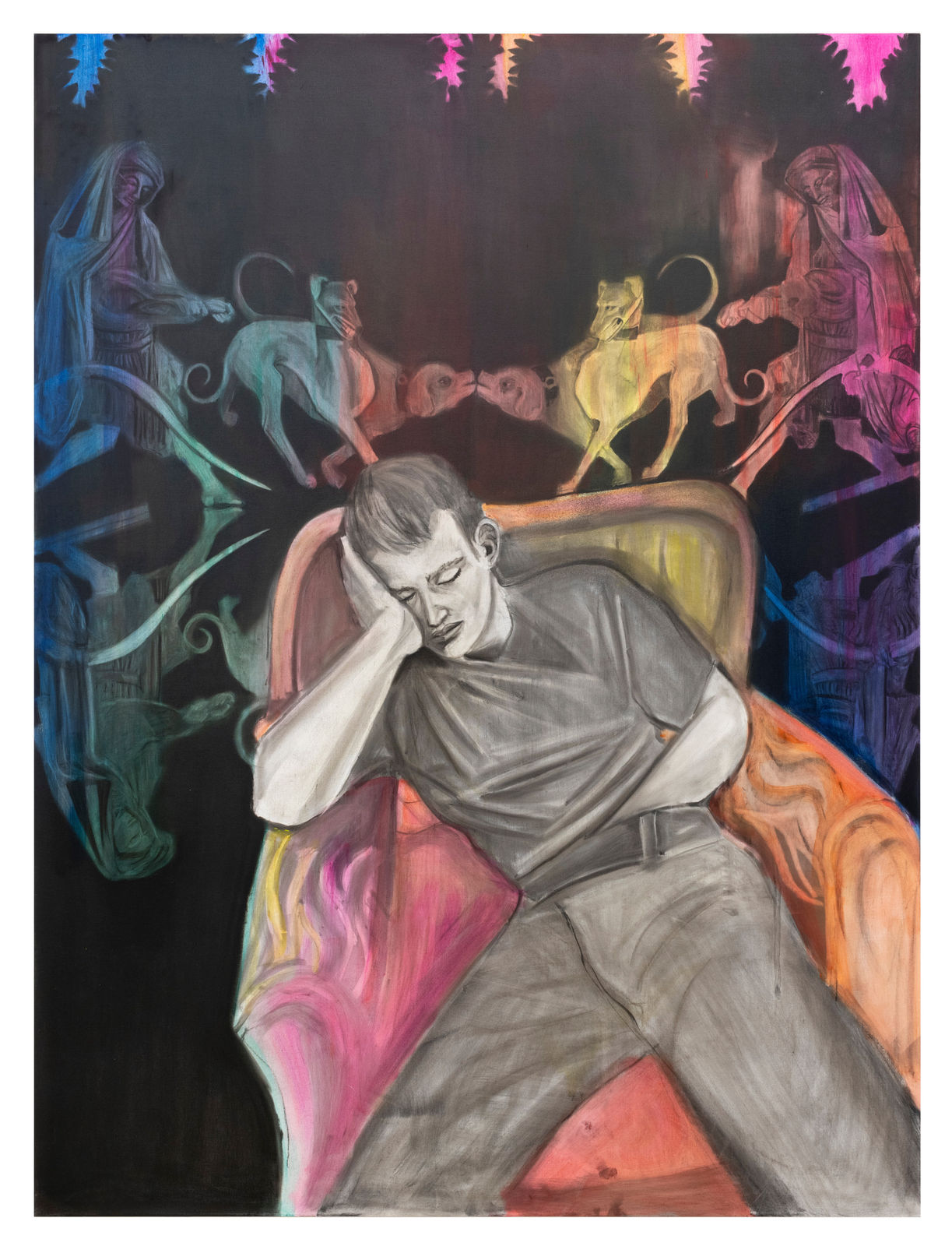 Marc Bauer, The Default Brain, On the Armchair, 2022