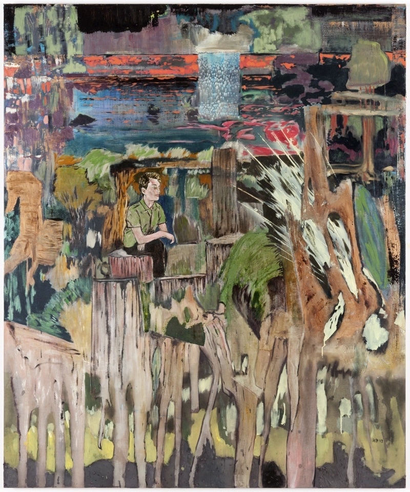 Hernan Bas, An intellectual considering ground lightning, 2013