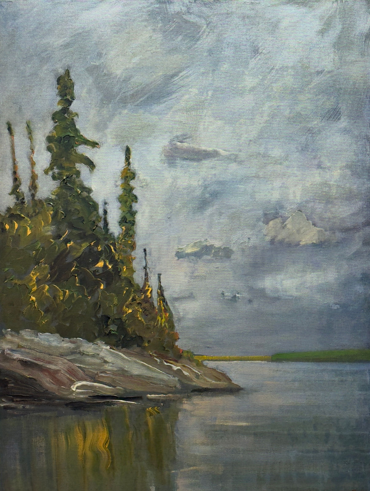 Gregory Hardy, After A Rain Shimmering Trees, 2025