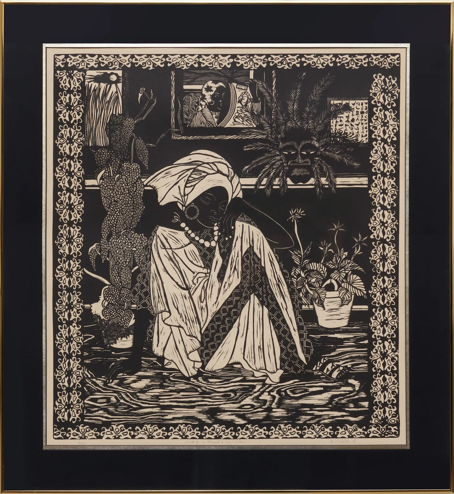 Nefertiti Goodman, Creativity is Inherent in Our Culture, 1975