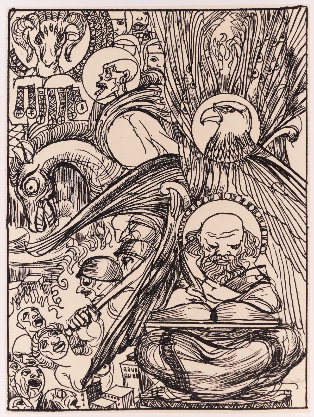 Allan Rohan Crite, Revelation of St. John the Divine, 1995