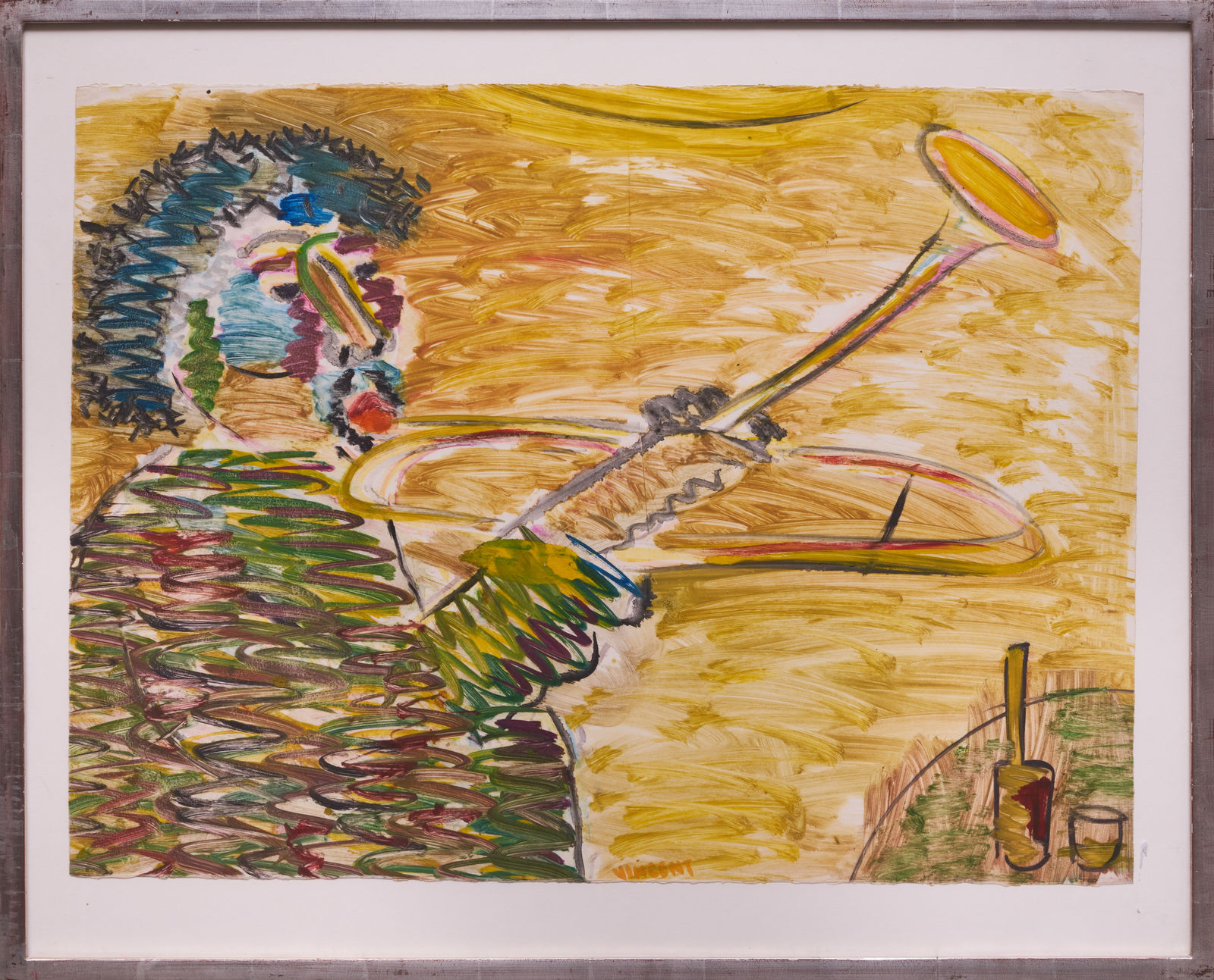 Vincent Smith, Untitled (Blowing Horn), 1987, c.