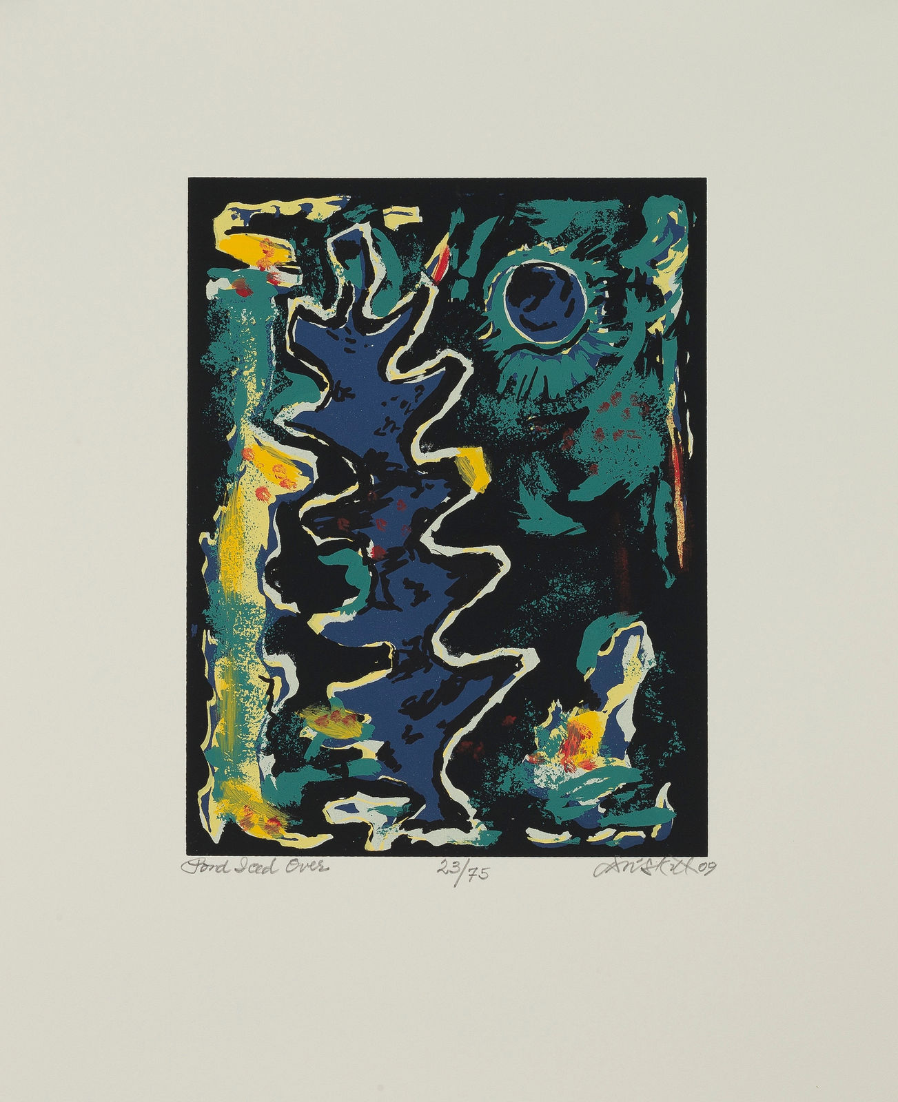 David Driskell, Pond Iced Over, 2008