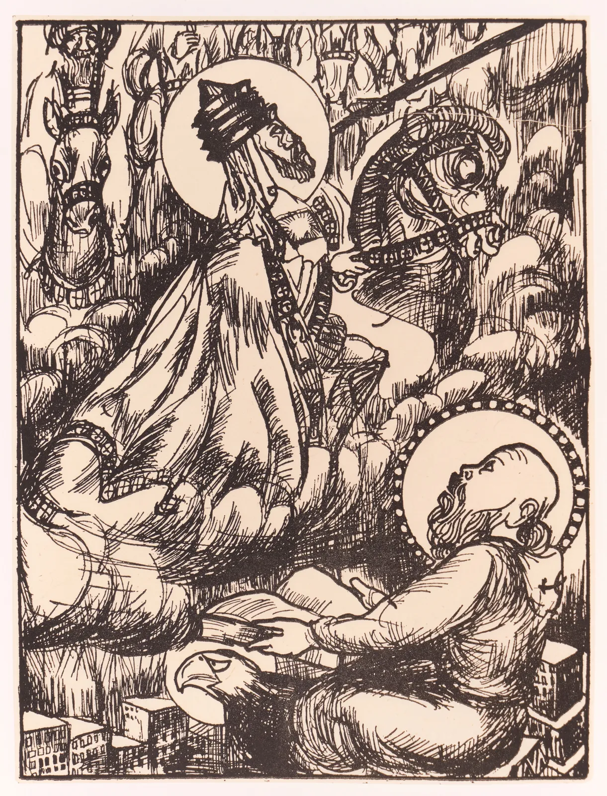 Allan Rohan Crite, Revelation of St. John the Divine, 1995