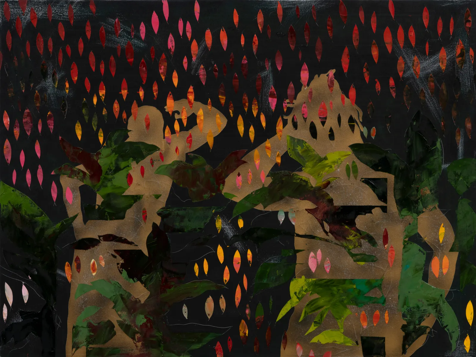 Dominic Chambers, Rainbow Rain (Viewers), 2018