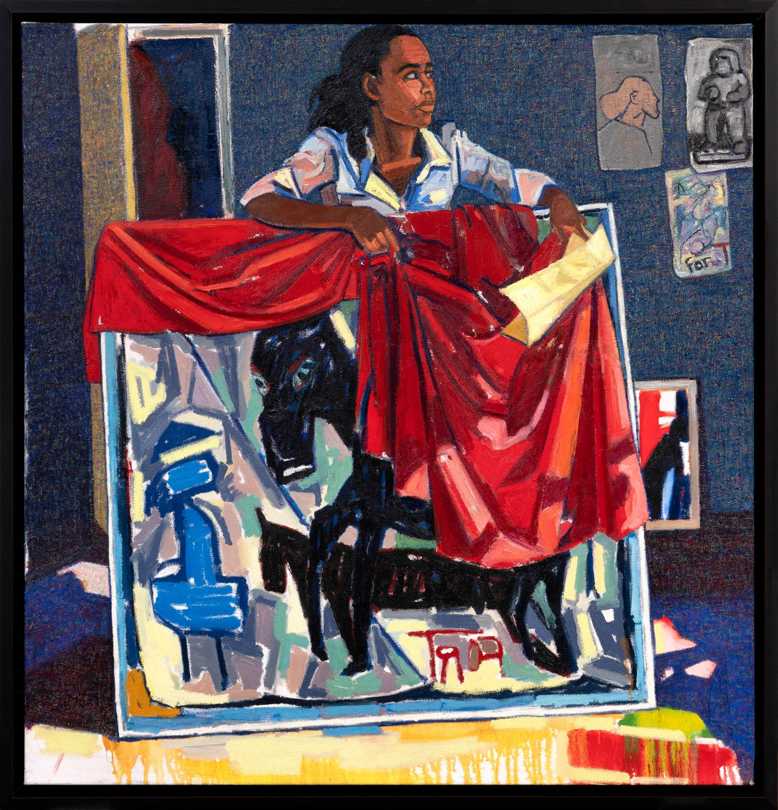 Mequitta Ahuja, Material Support Study, 2017