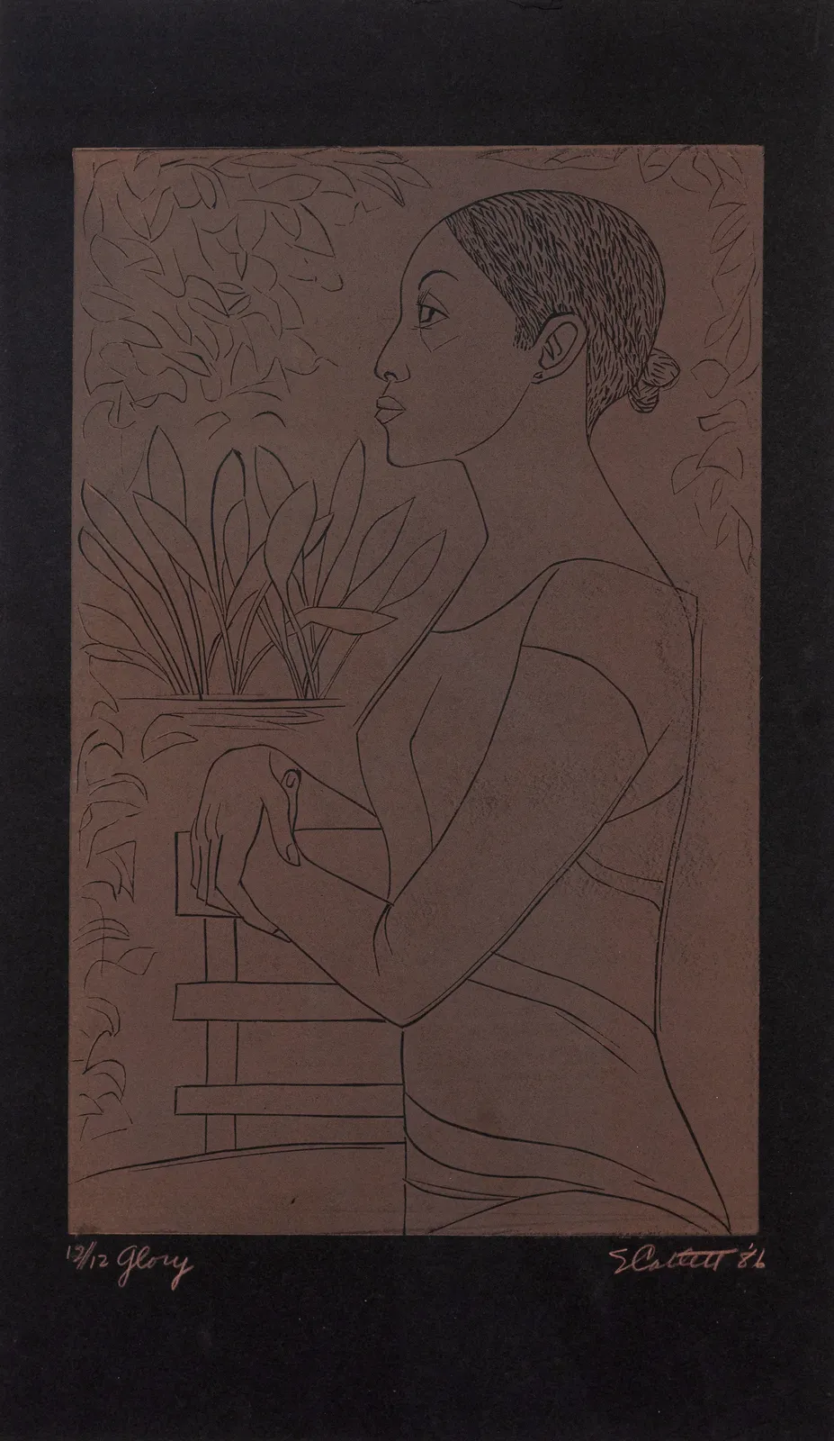 Elizabeth Catlett, Glory, 1986