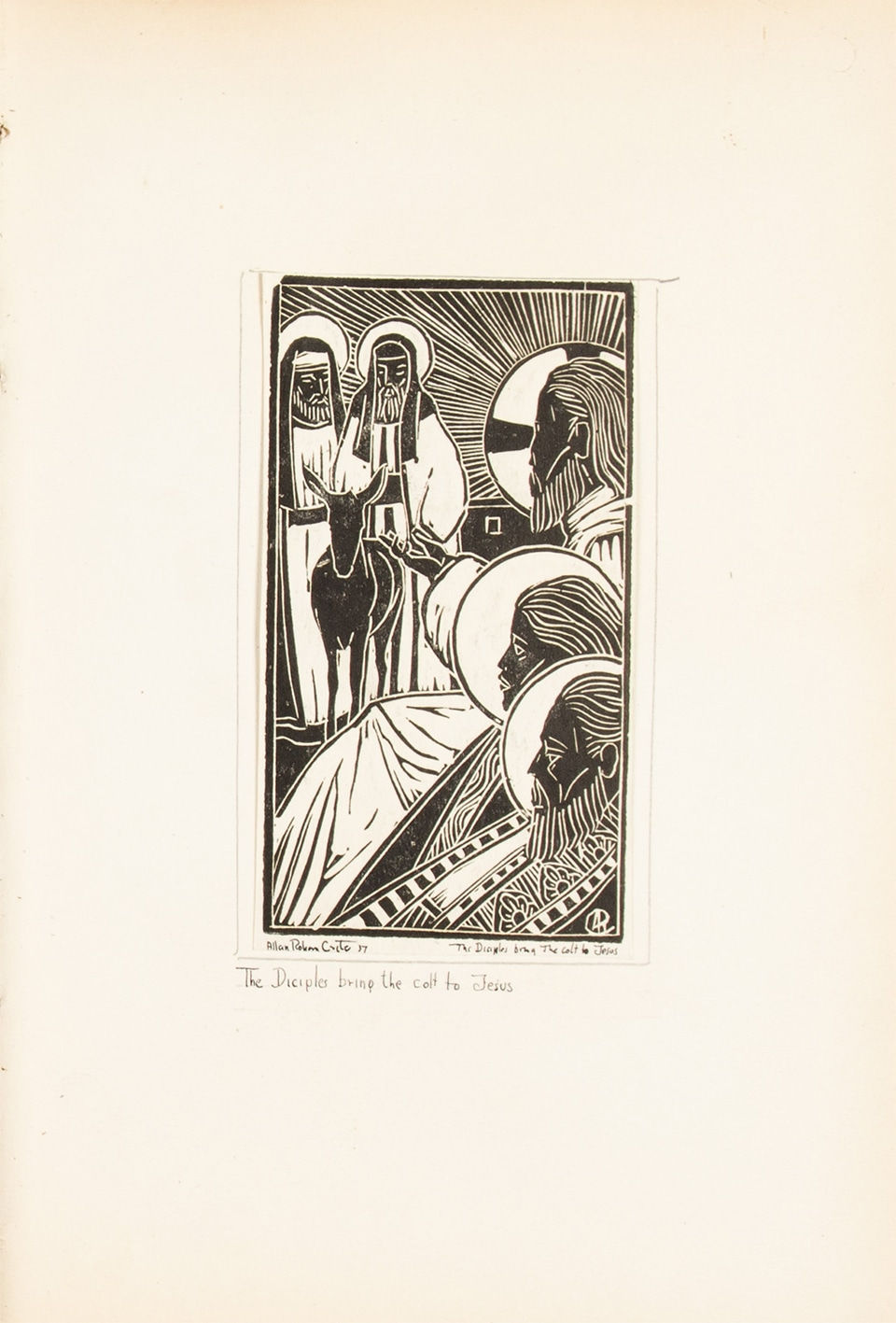 Allan Rohan Crite, Prints Depicting the Childhood and The Passion of Our Lord and Savior Jesus Christ, 1939