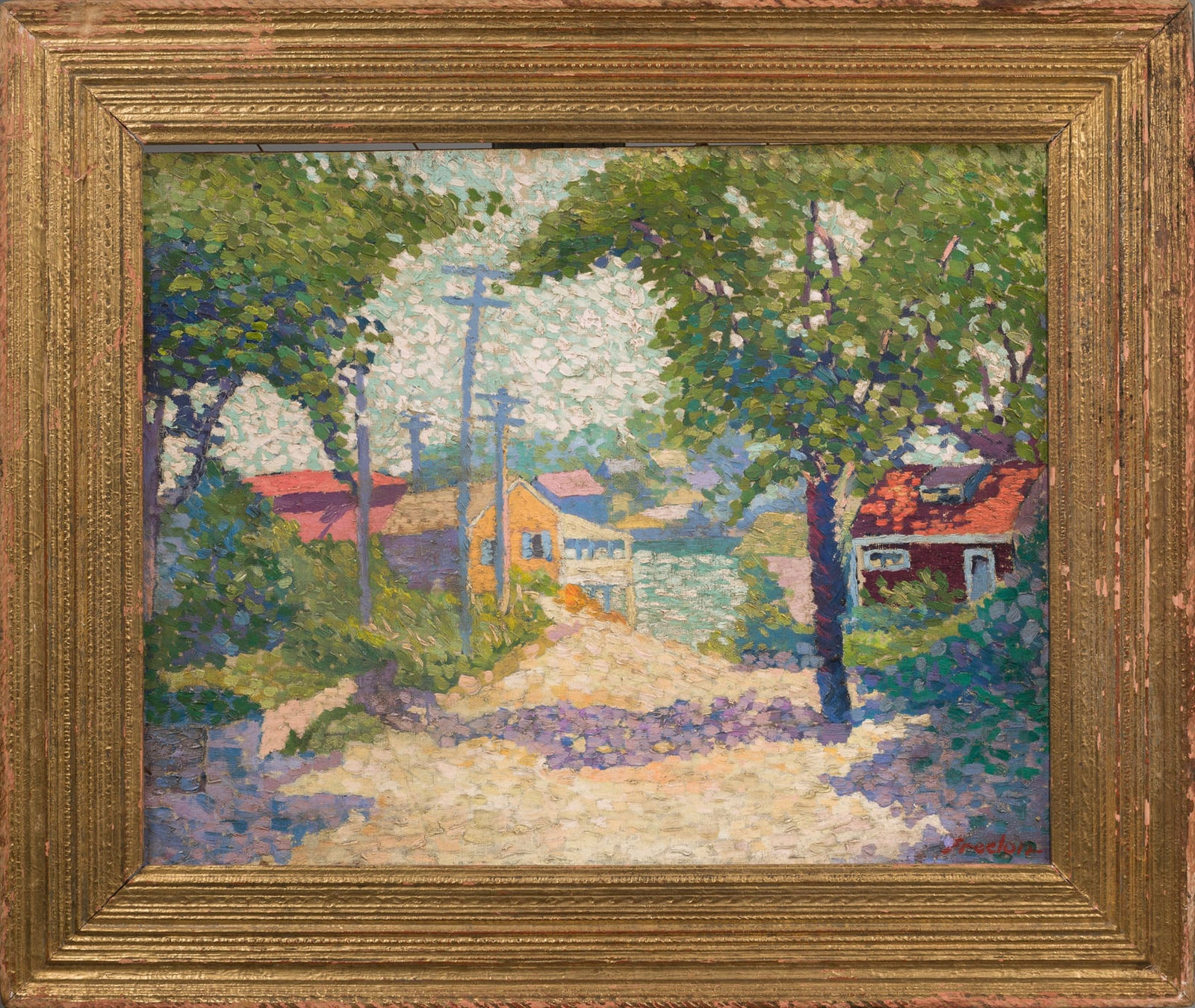 Allan Freelon, View of Gloucester St., 1928