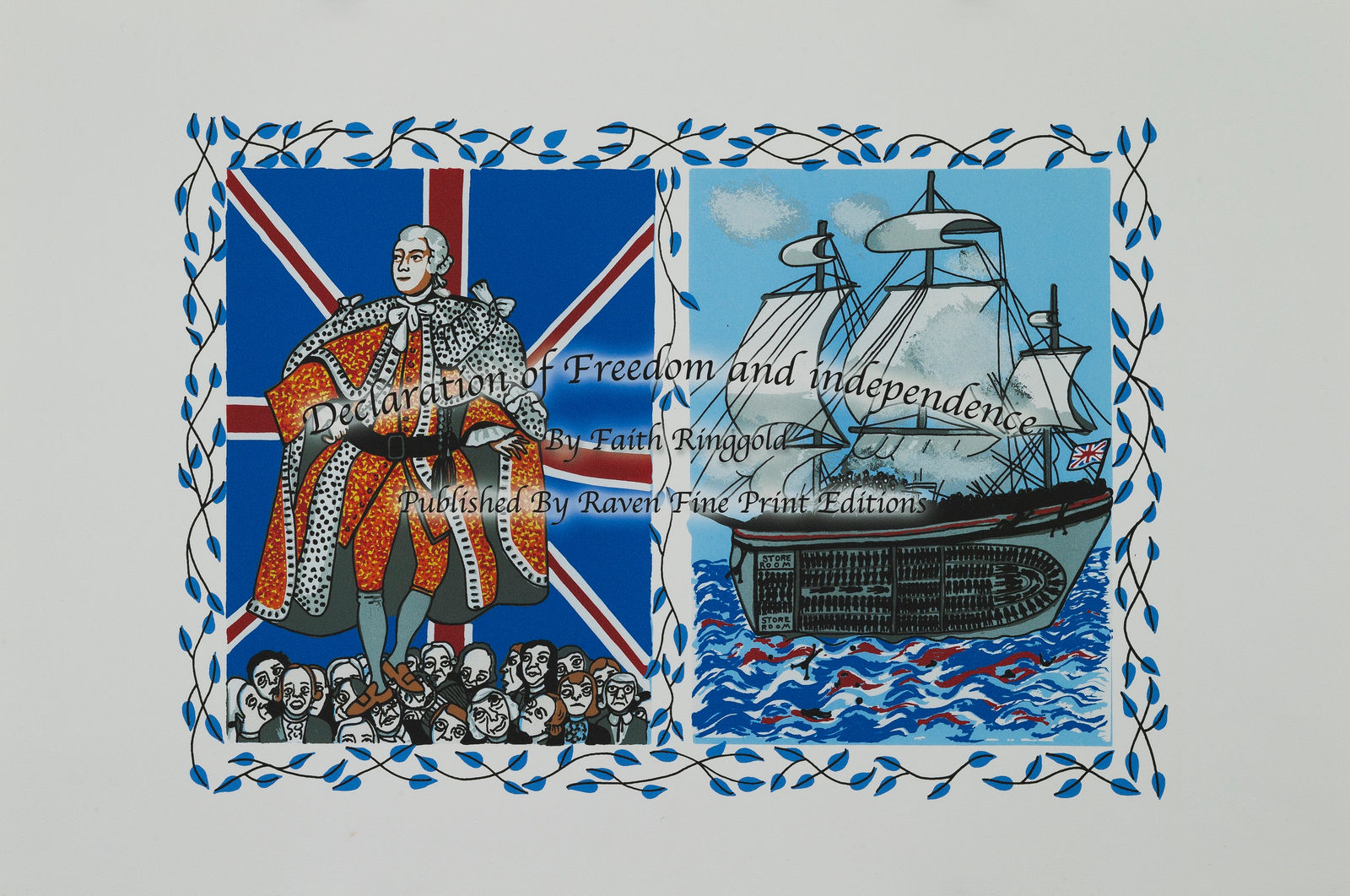 Faith Ringgold, Cover “Freedom and Independence” Portfolio, 2009