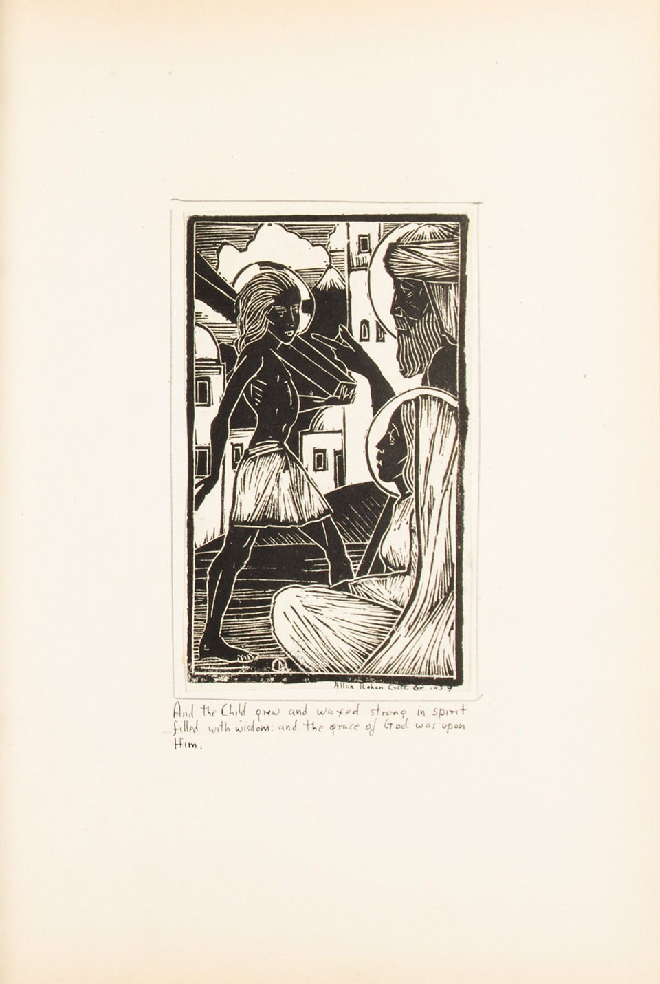 Allan Rohan Crite, Prints Depicting the Childhood and The Passion of Our Lord and Savior Jesus Christ, 1939