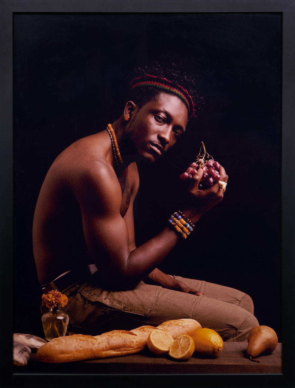 Awol Erizku, Boy Holding Grapes, 2012