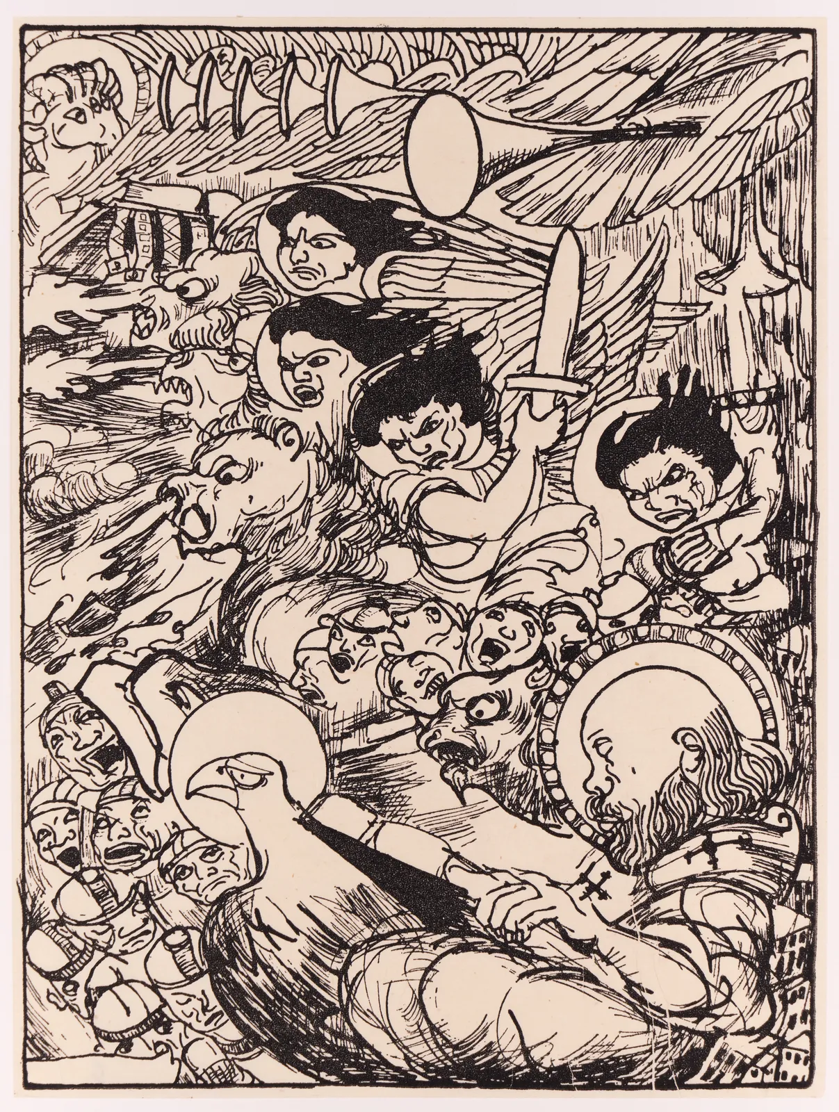 Allan Rohan Crite, Revelation of St. John the Divine, 1995