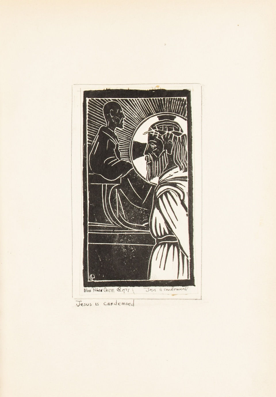 Allan Rohan Crite, Prints Depicting the Childhood and The Passion of Our Lord and Savior Jesus Christ, 1939