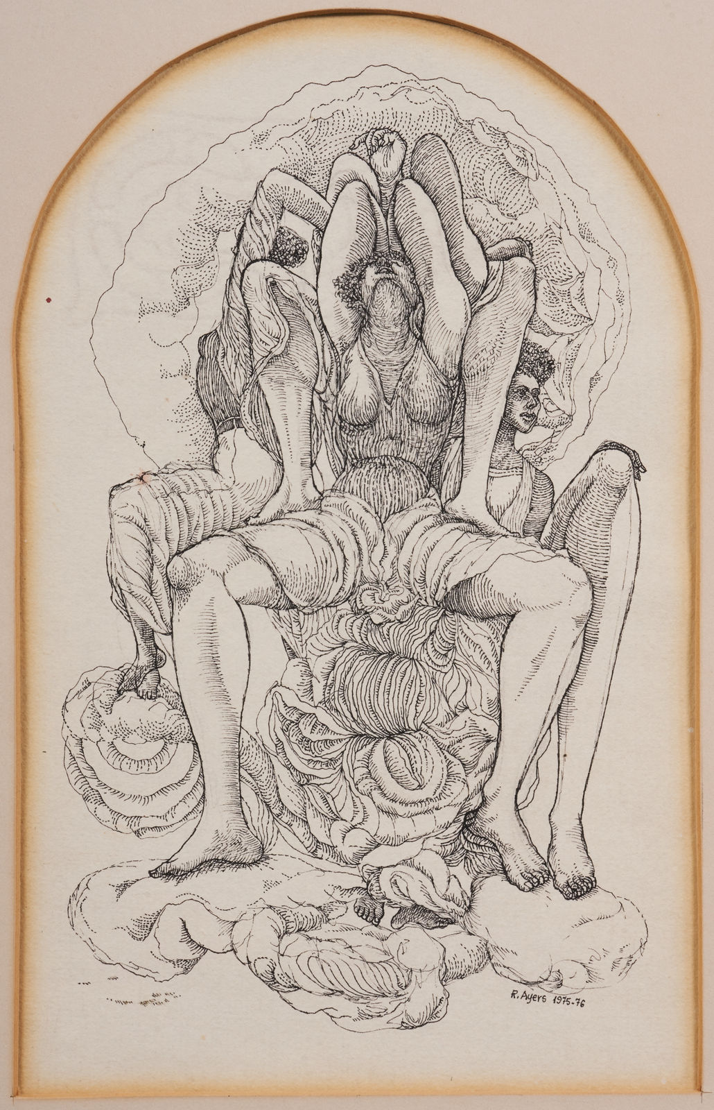 Roland Ayers, Entwined Figures, 1975-1976