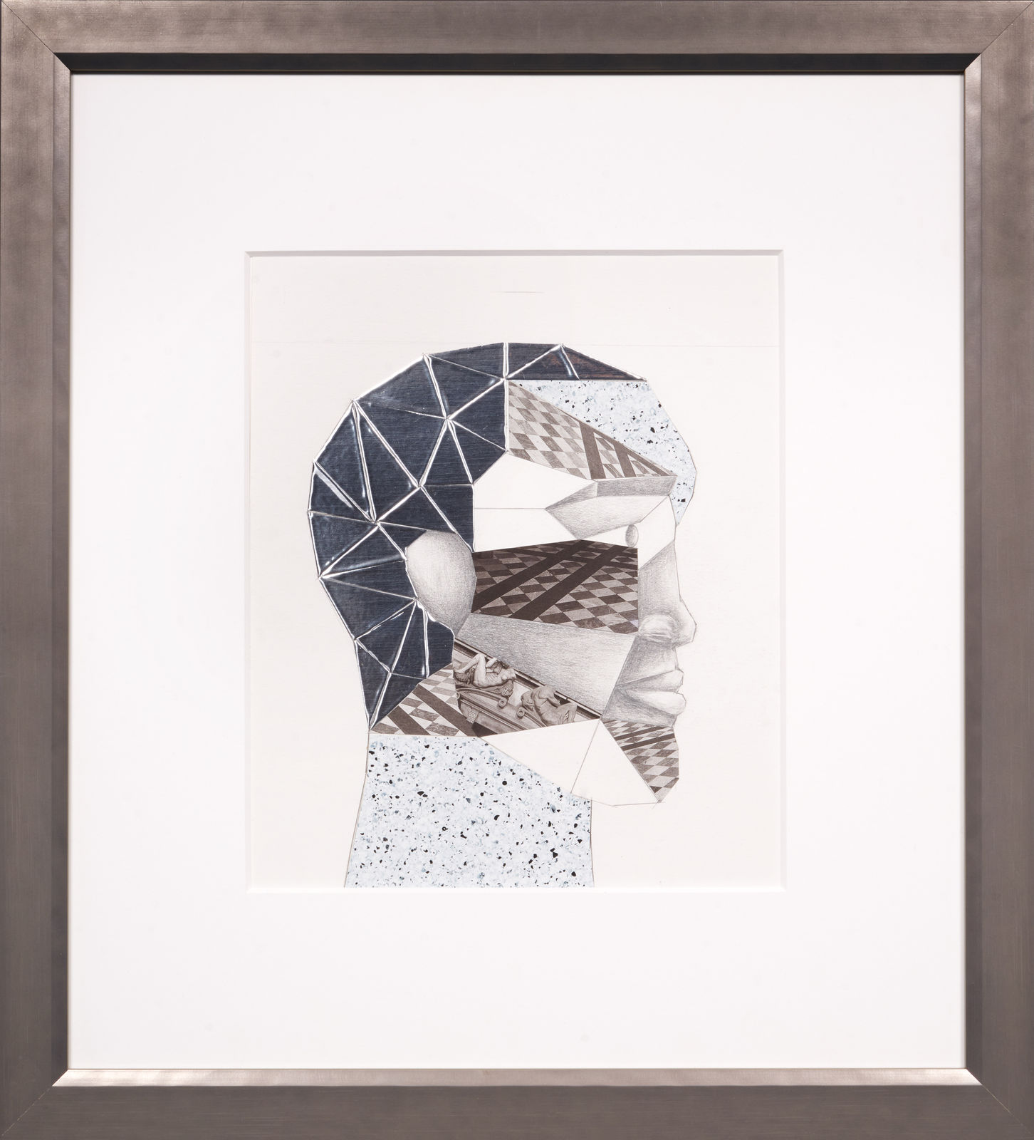 Derrick Adams, Head Study (Figure Plate No. 5) (Head Study), 2011