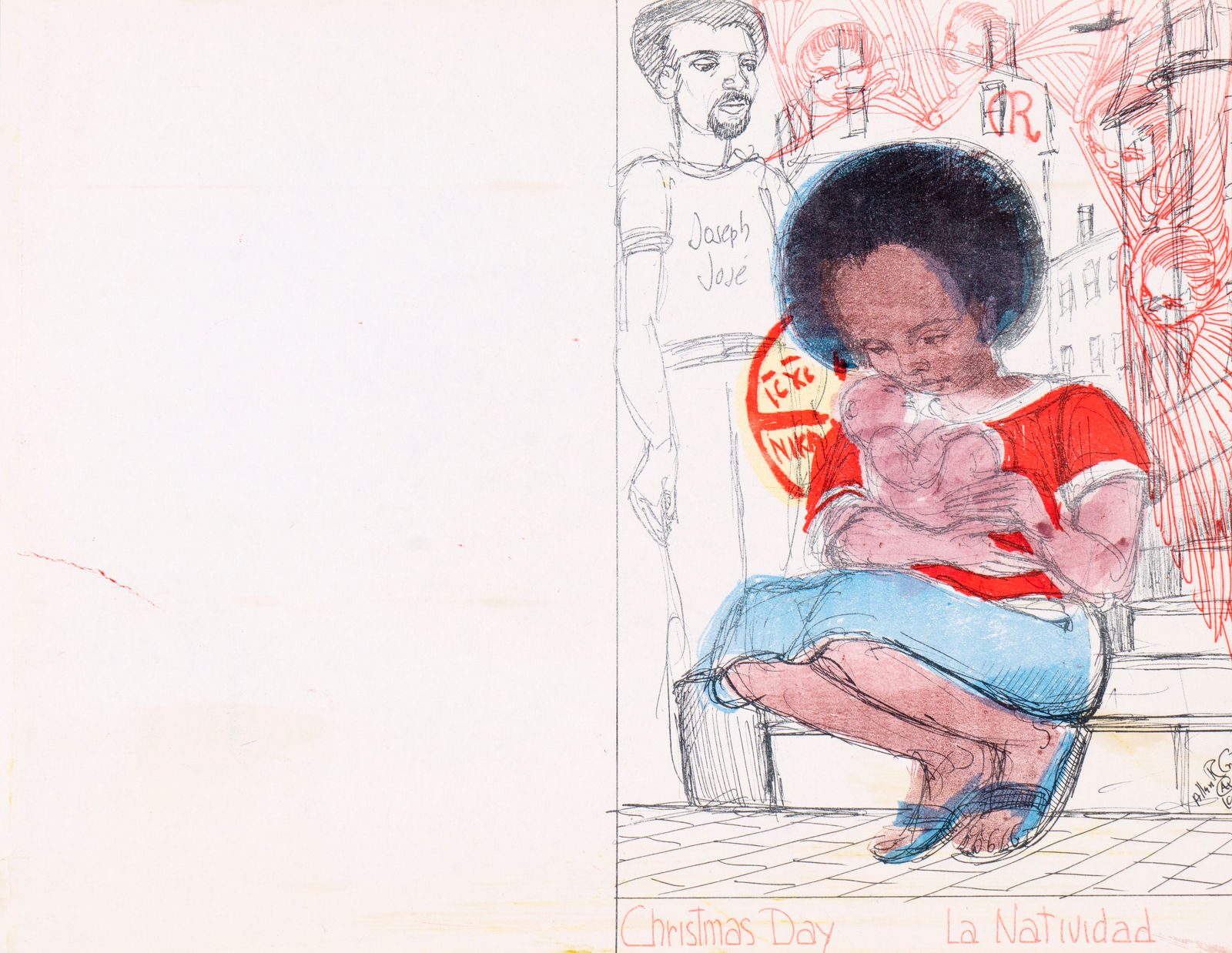 Allan Rohan Crite, Trinity Episcopal Pamphlet, 1980, c.