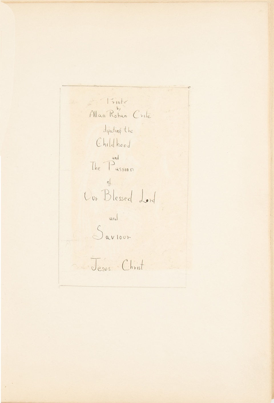 Allan Rohan Crite, Prints Depicting the Childhood and The Passion of Our Lord and Savior Jesus Christ, 1939