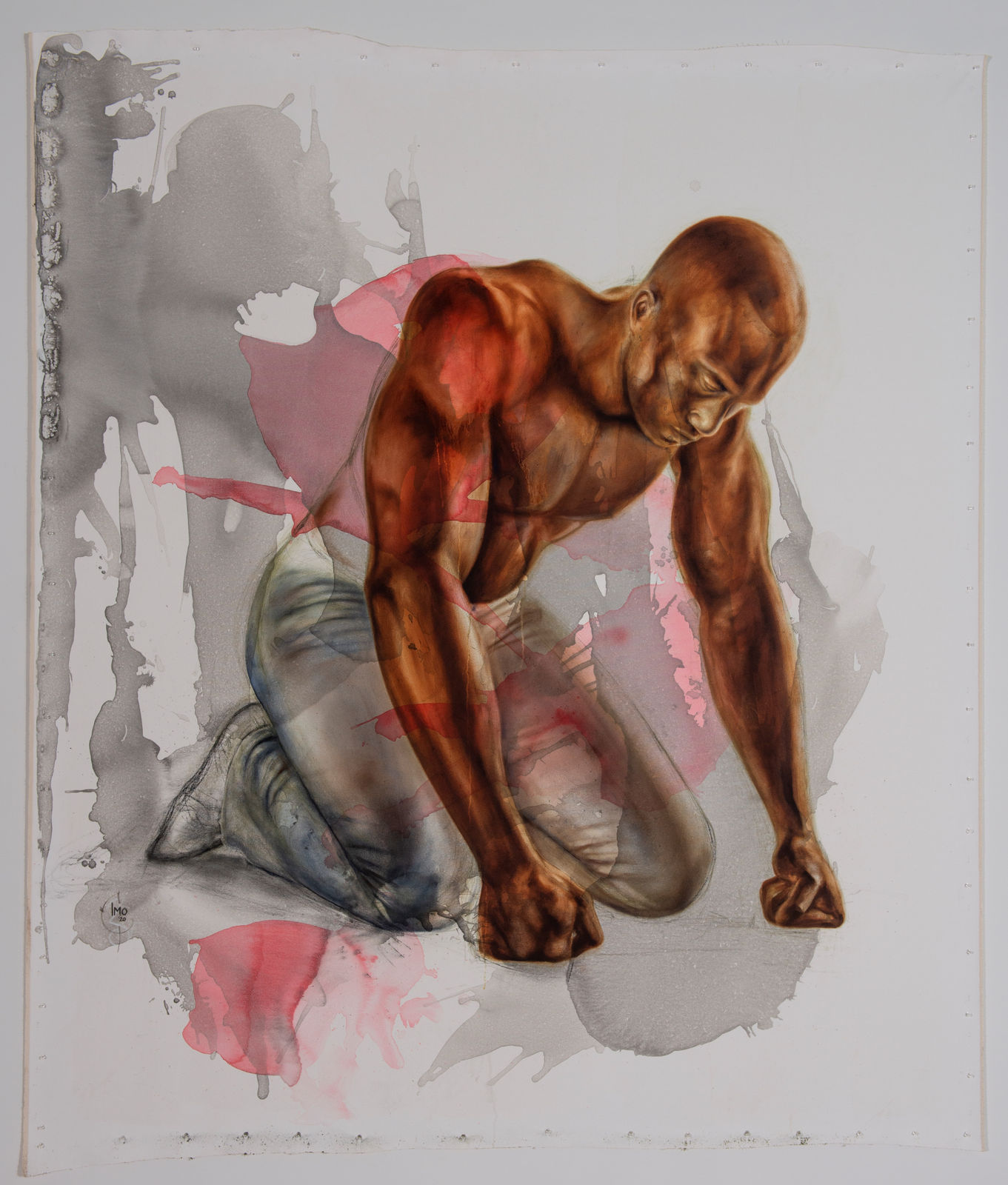 Imo Nse Imeh, Feeding the Veins of the Earth (Grounded Angel), 2020