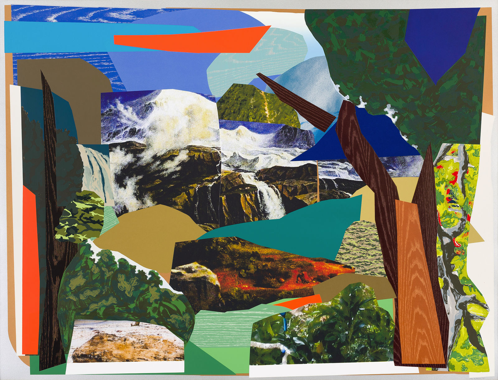 Mickalene Thomas, Majestic Landscape, 2011