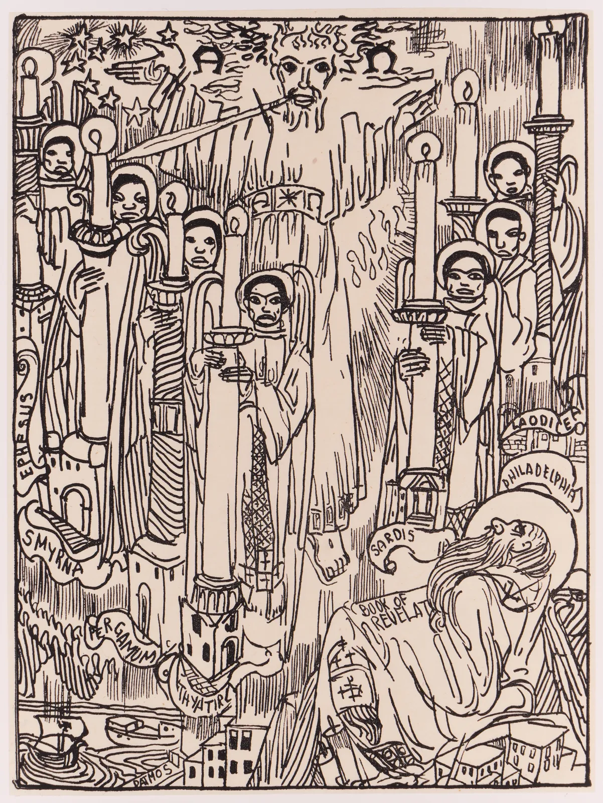 Allan Rohan Crite, Revelation of St. John the Divine, 1995