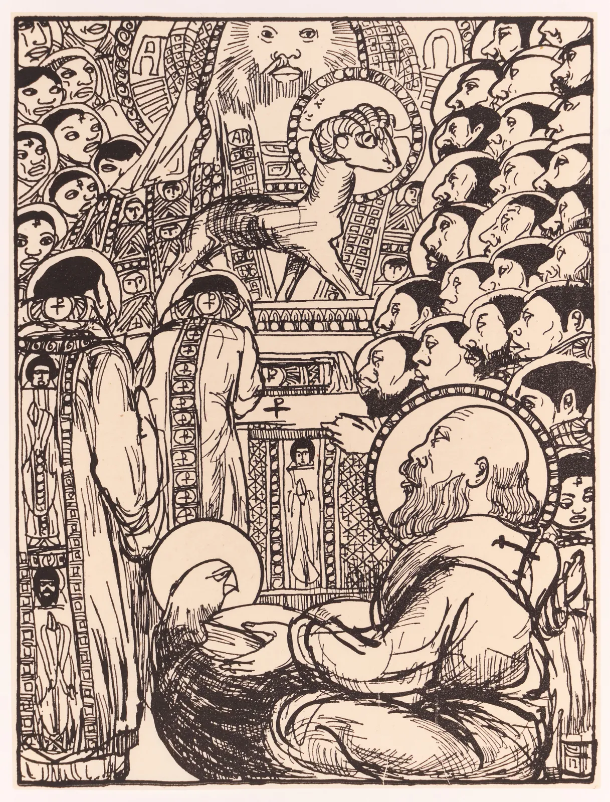 Allan Rohan Crite, Revelation of St. John the Divine, 1995