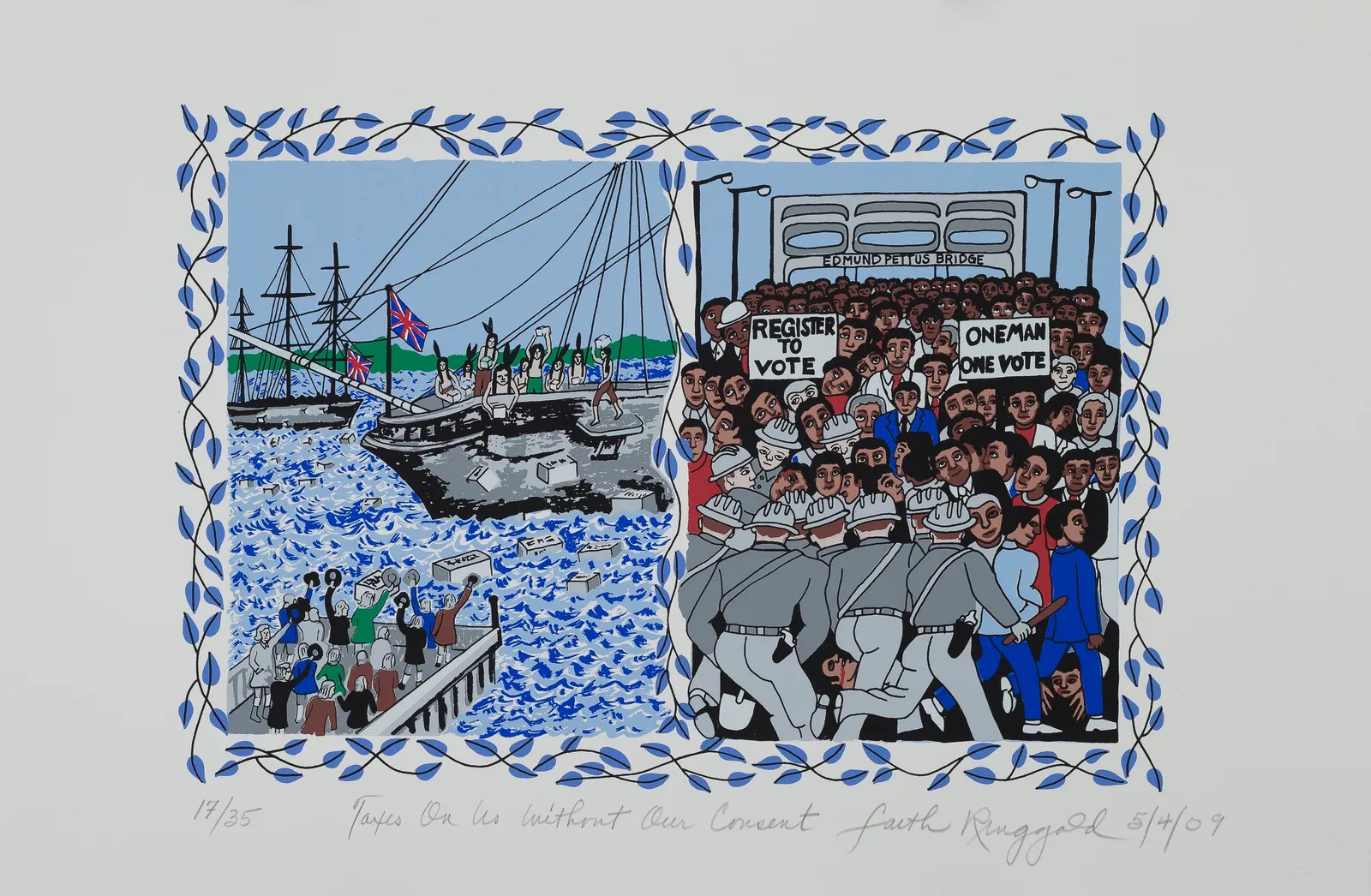 Faith Ringgold, Taxes On Us Without Our Consent, 2009