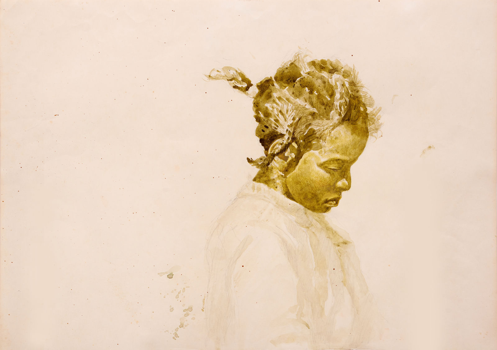 Kermit Oliver, Study For Theresa, 1972