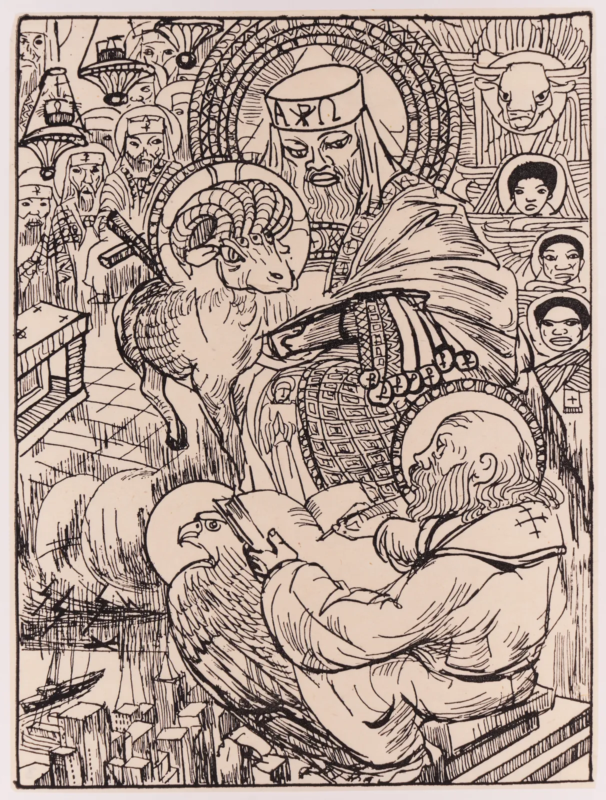 Allan Rohan Crite, Revelation of St. John the Divine, 1995