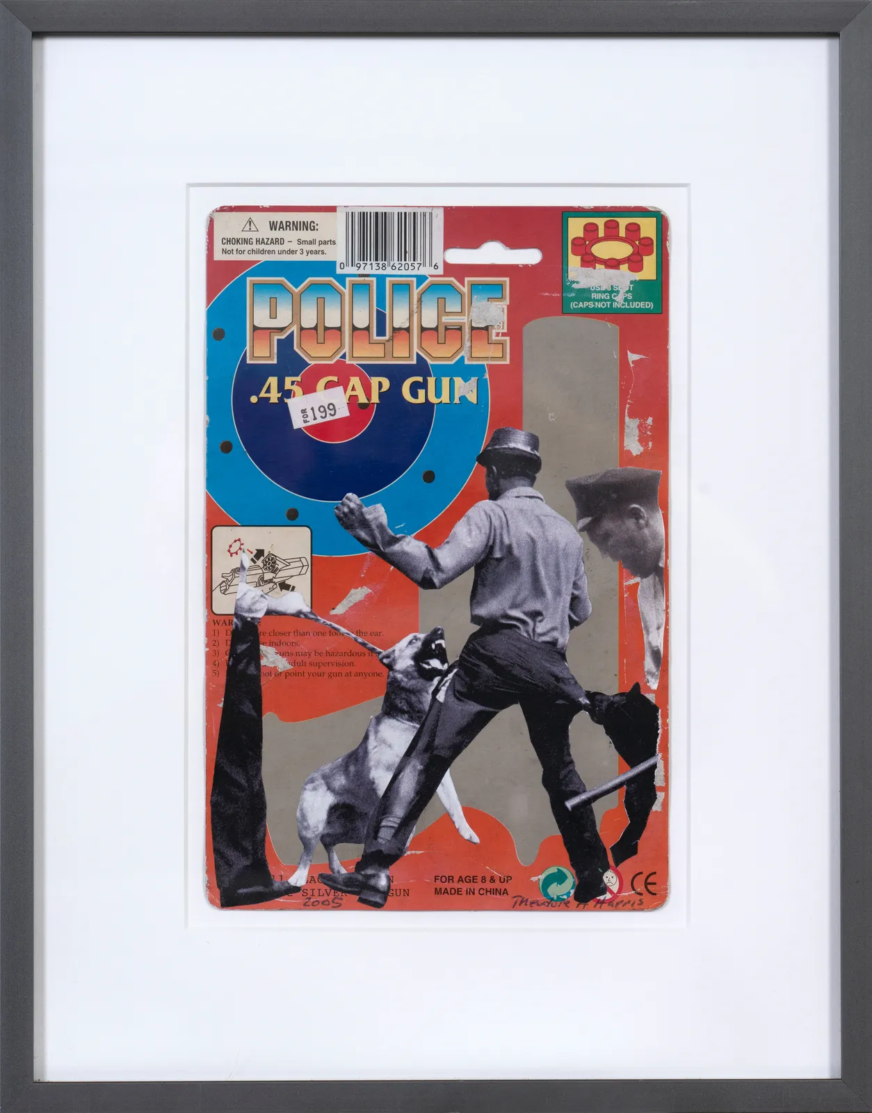 Theodore Harris, Police 45.666 Shooter (After Amiri Baraka), 2005