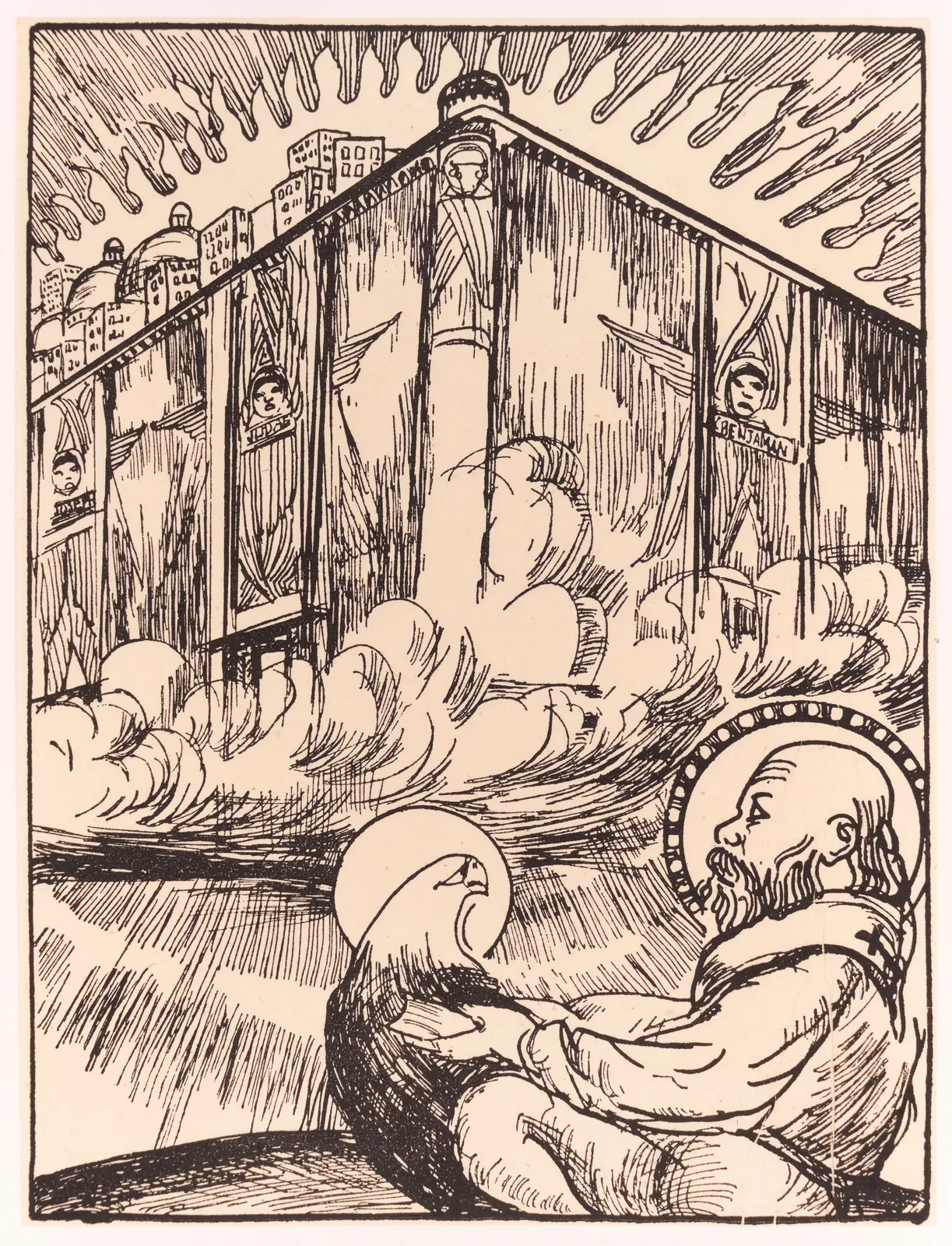 Allan Rohan Crite, Revelation of St. John the Divine, 1995