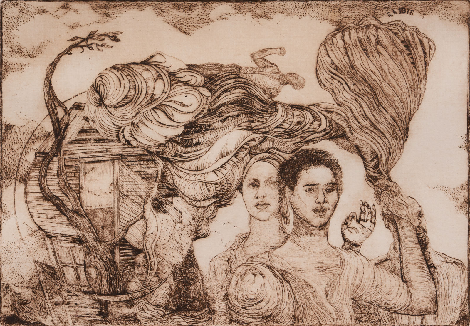 Roland Ayers, Shelter, 1975, c.