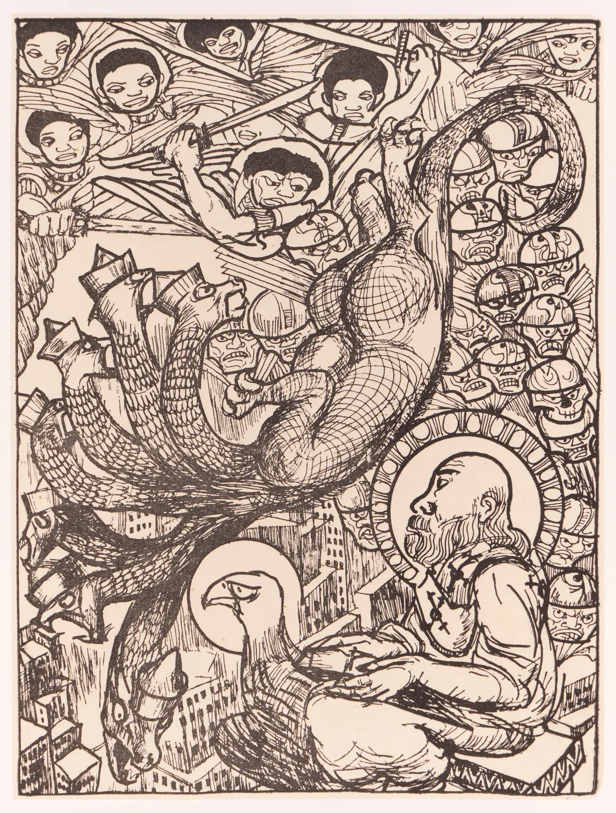 Allan Rohan Crite, Revelation of St. John the Divine, 1995