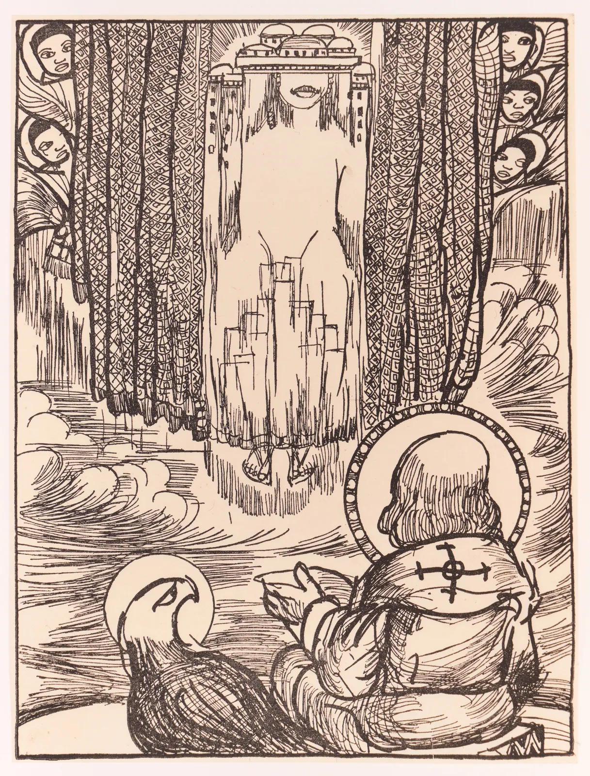 Allan Rohan Crite, Revelation of St. John the Divine, 1995