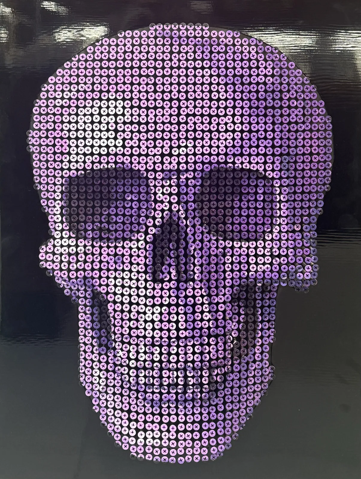 Andrew Meyers, Purple Skull, 2024