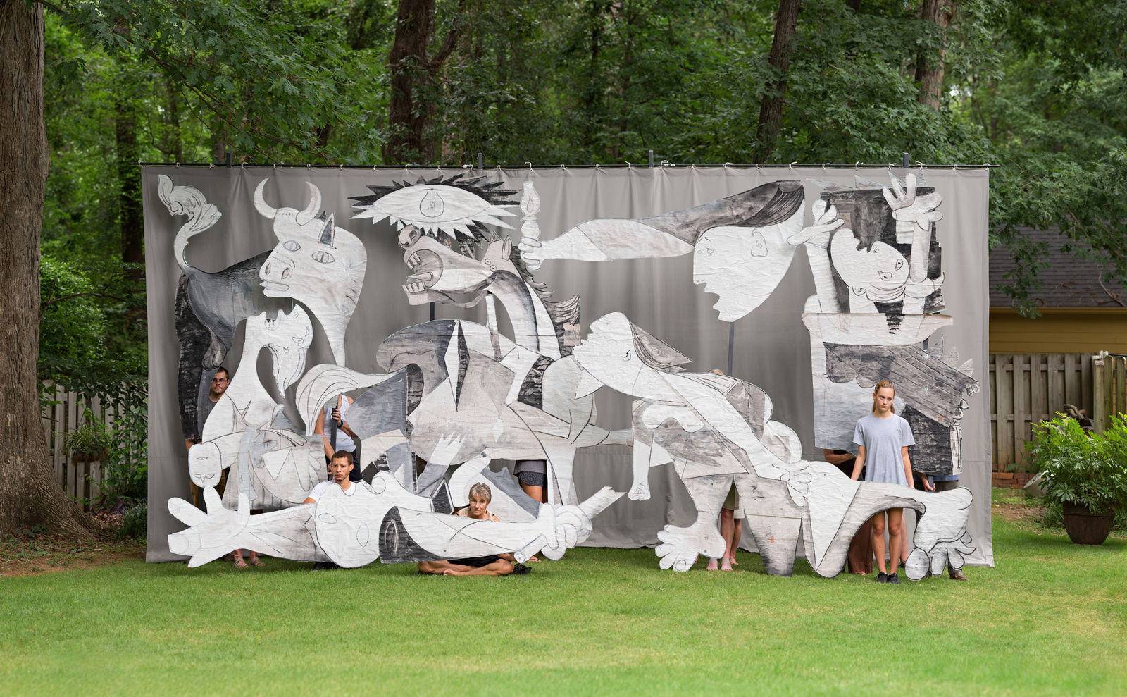 Adad Hannah, Backyard Guernica (Georgia) 2, 2017