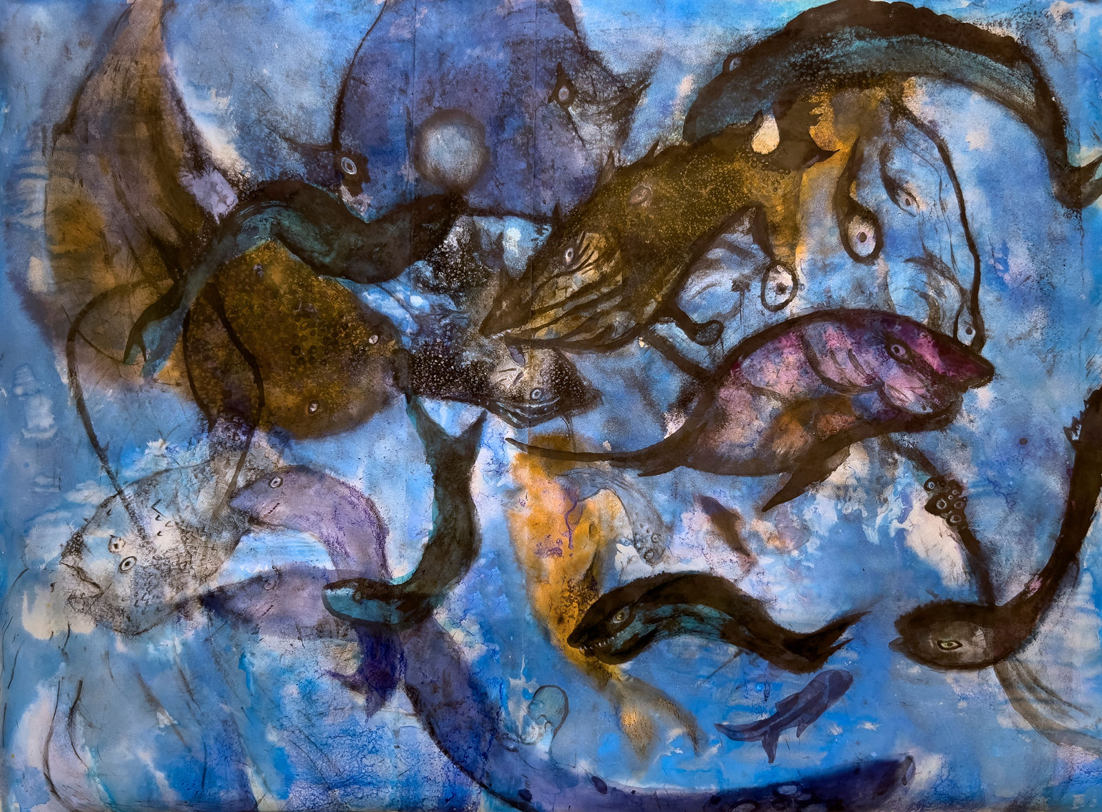 Ed Pien, Feeding Frenzy, 2023 - 2024