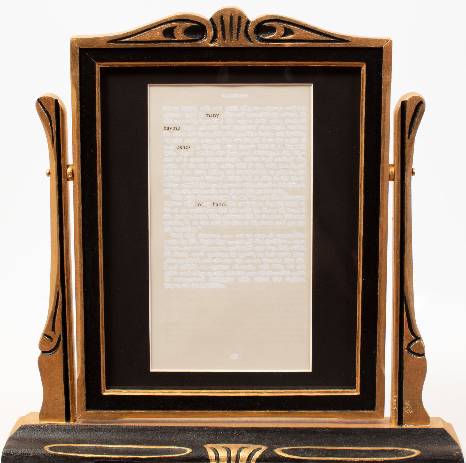 John Latour, Many having ashes in hand, 2010