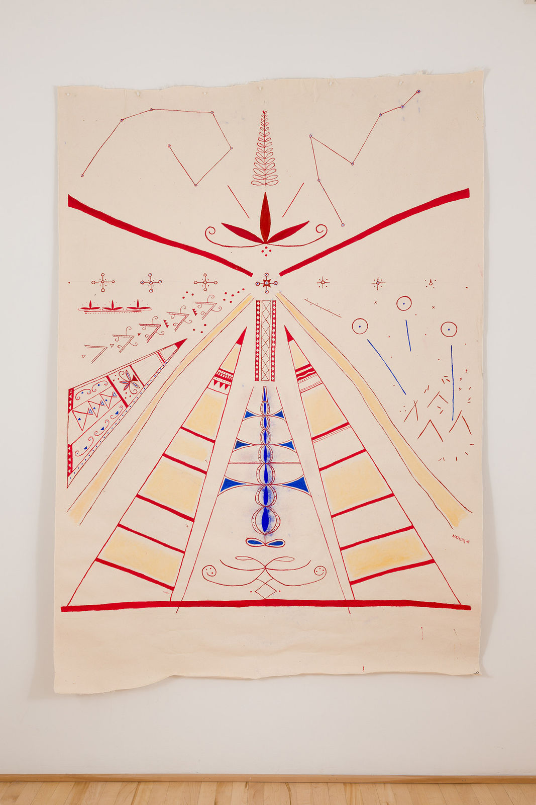 Natasha Kanapé-Fontaine, Étude de repère entre le passé et le futur / Landmark study between past and future, 2023