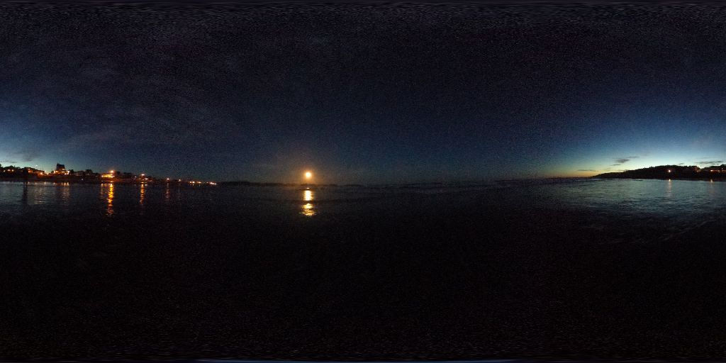 Luc Courchesne, "Higgins Beach ME" 2016/09/16 - 19h41, 2016