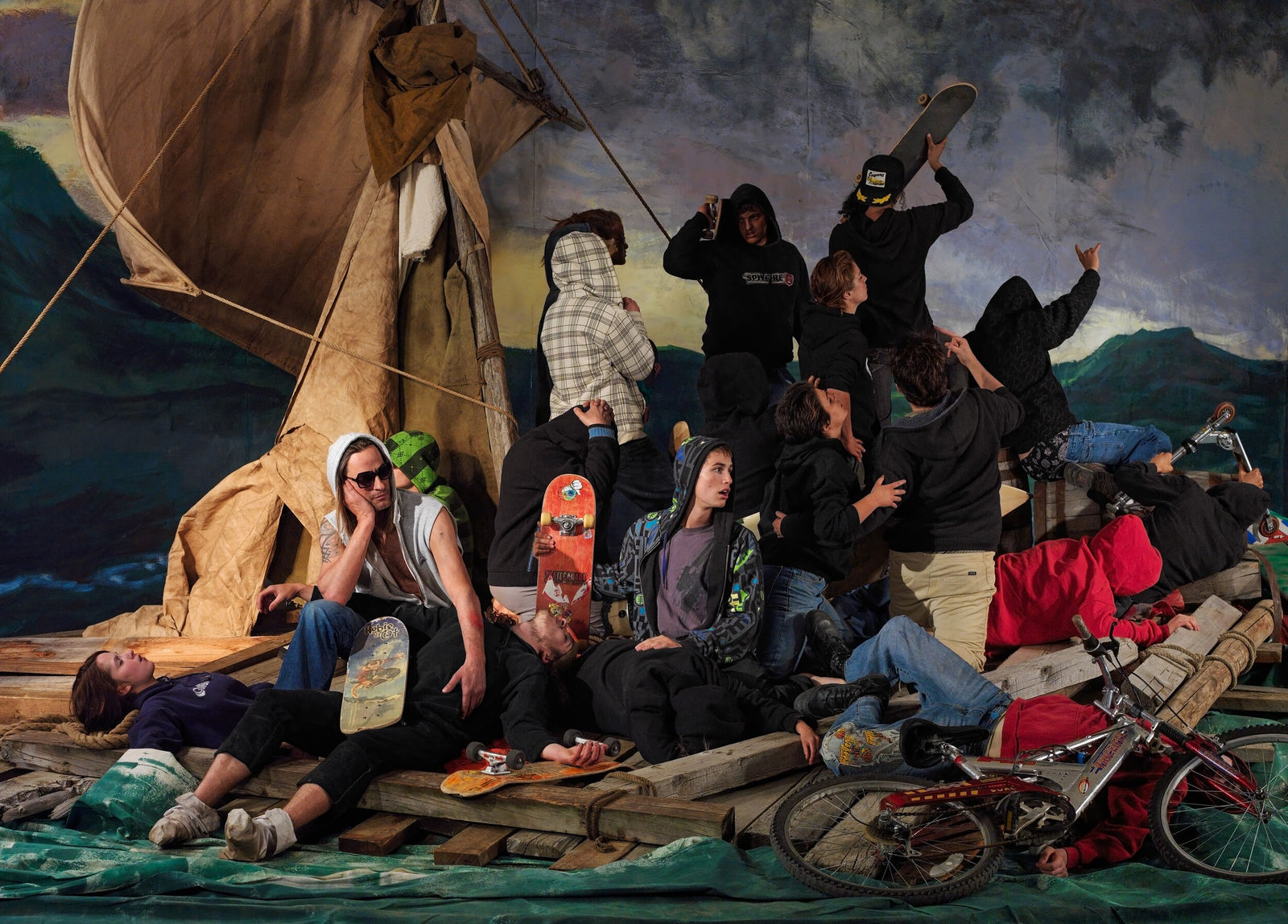 Adad Hannah, Raft of the Medusa (Freestyle) / Le Radeau de la Méduse (Freestyle), 2009-2020