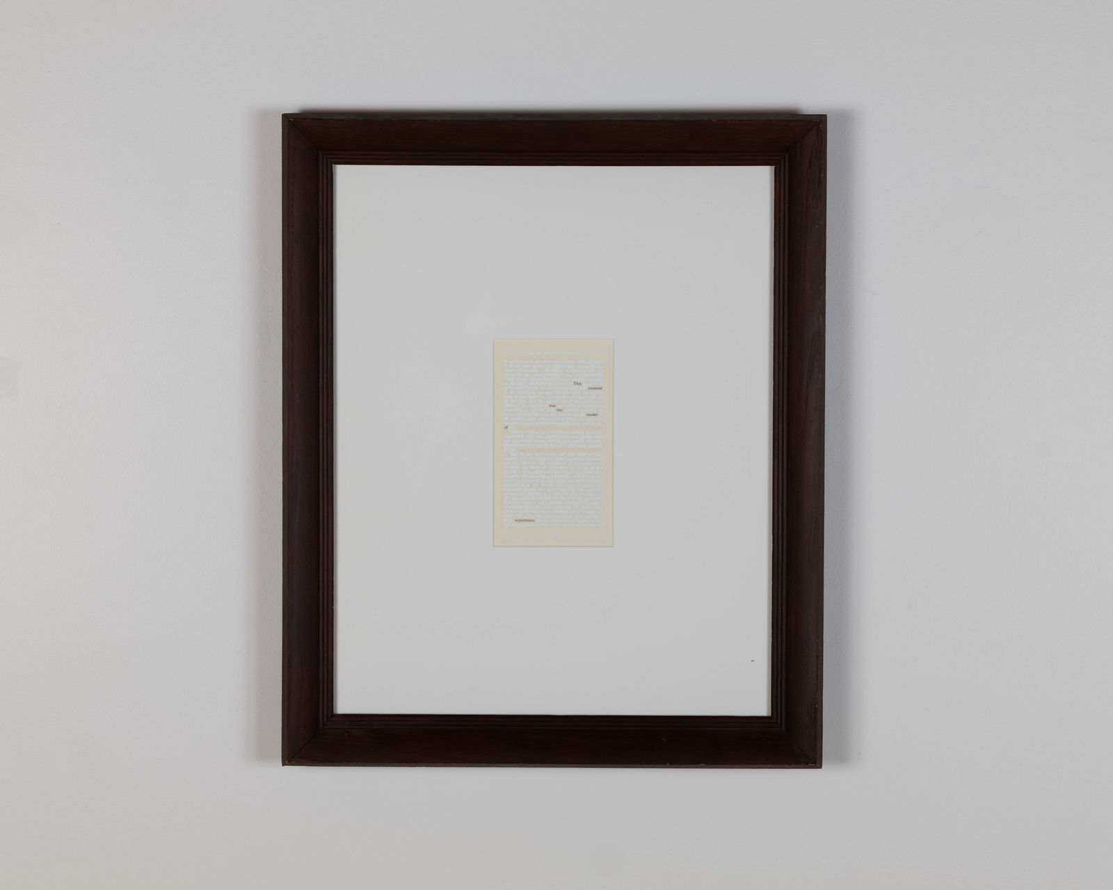 John Latour, This creature was a model of repentance, 2006