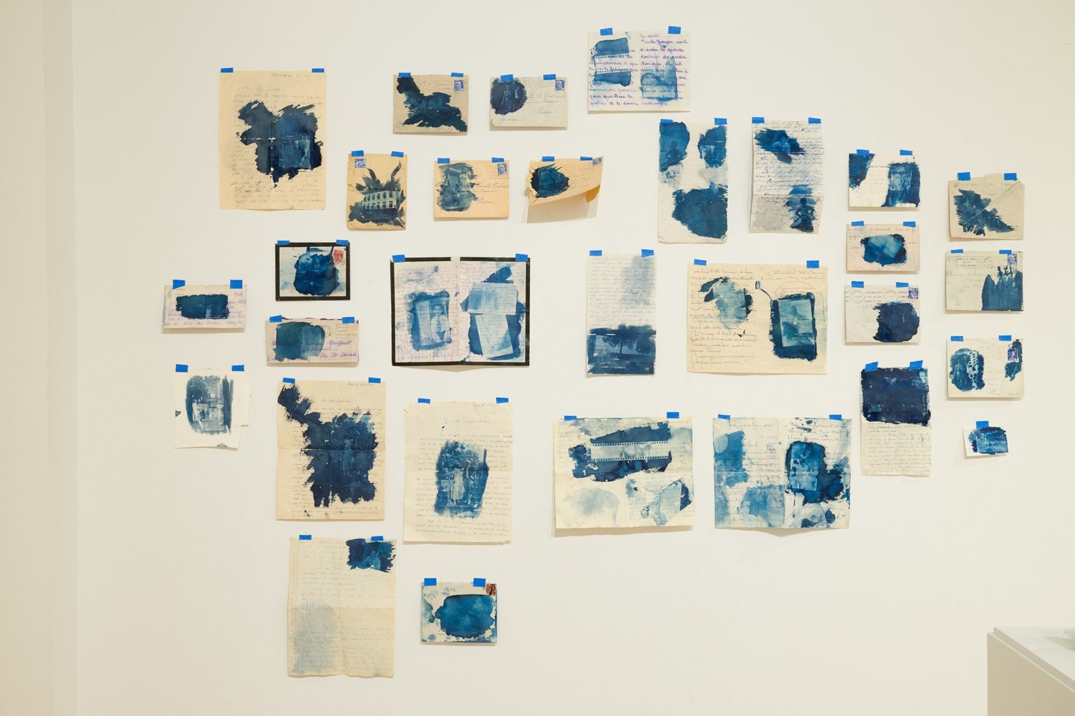 Nesreen Galal, Vestiges (forgotten cyanotypes), 2023