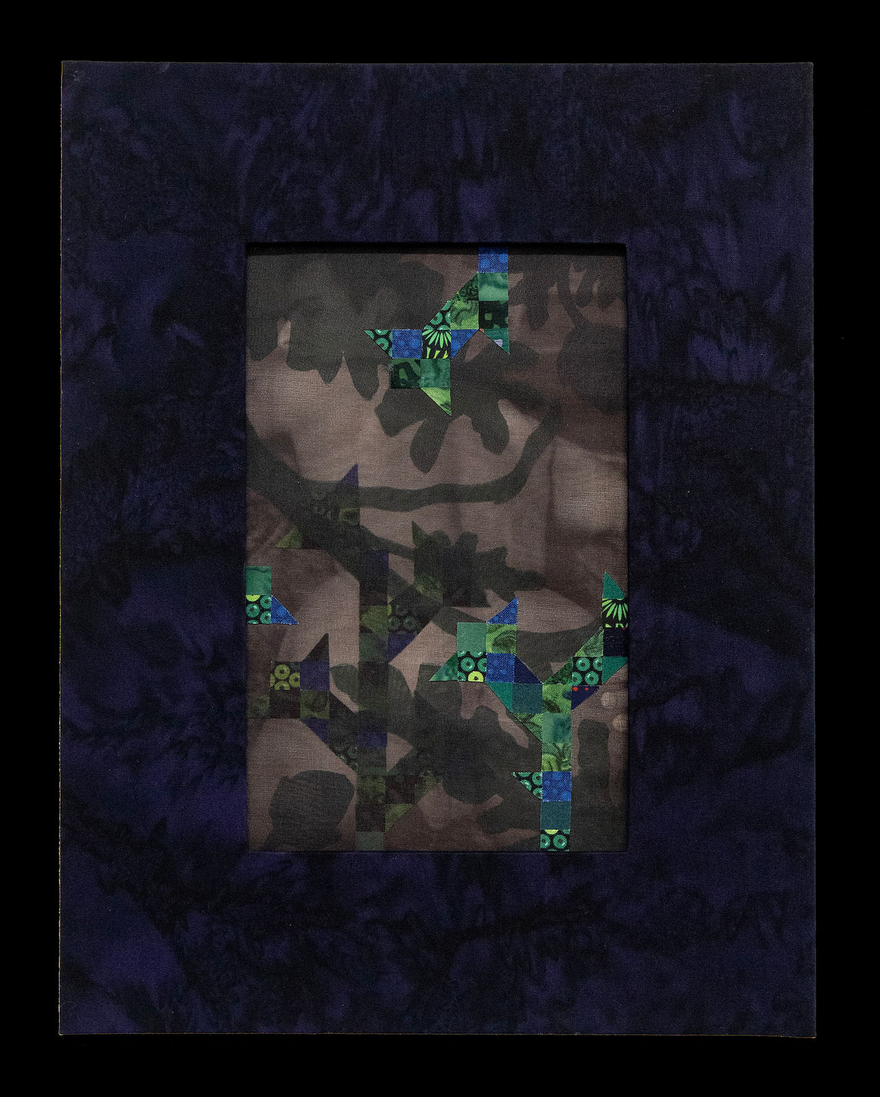 Aaron McIntosh, Gloaming Study 3 (Beau 1991 with Scarlet Oak, Stinging Nettle), 2024