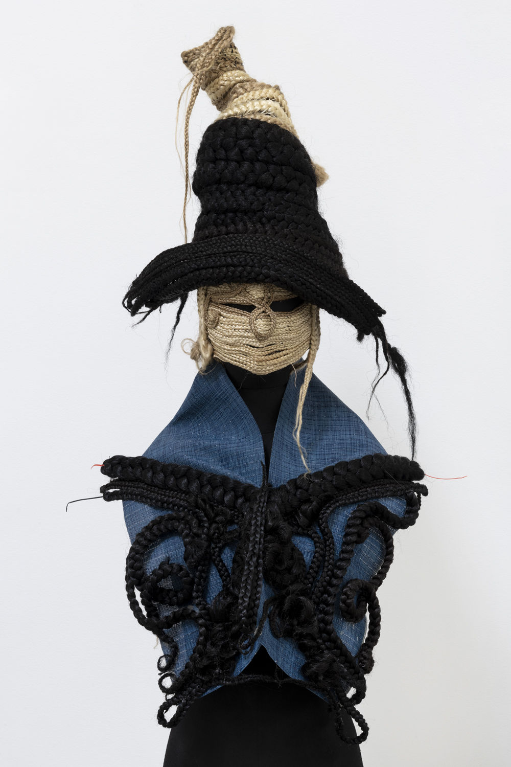 Joanne Petit-Frère, Buccaneer Crown and Blondie Braid Mask with Braid Corset, 2019